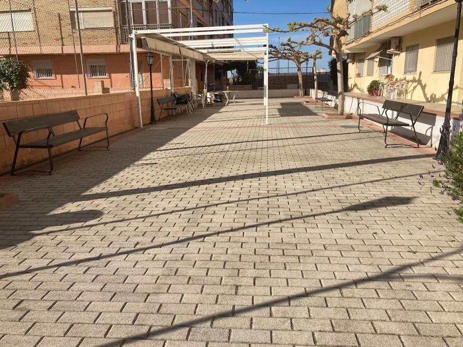 Coqueto Apartamento De Playa Con Piscina Y Terraza Walencja Zewnętrze zdjęcie